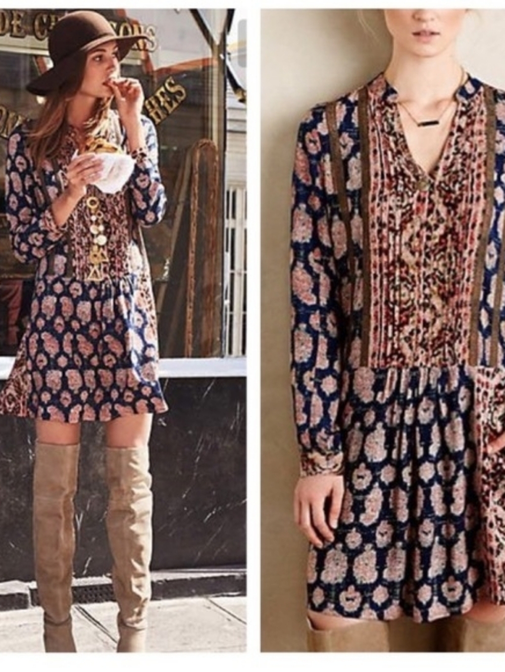Anthro Paquerette Tiny Dress Sz M EUC